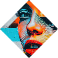 Lade das Bild in den Galerie-Viewer, Poster Modernes abstraktes Gesicht einer Frau Raute
