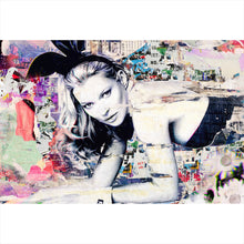 Lade das Bild in den Galerie-Viewer, Leinwandbild Modernes Amanda Pop Art Querformat
