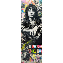 Lade das Bild in den Galerie-Viewer, Acrylglasbild Modernes Musik Pop Art mit Schriftzug Panorama Hoch
