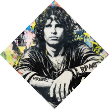 Lade das Bild in den Galerie-Viewer, Leinwandbild Modernes Musik Pop Art mit Schriftzug Raute
