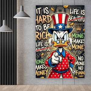 Poster Money Makes Money Hochformat