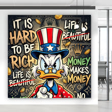 Lade das Bild in den Galerie-Viewer, Poster Money Makes Money Quadrat
