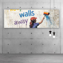 Lade das Bild in den Galerie-Viewer, Aluminiumbild gebürstet Motivierendes Pop Art Panorama
