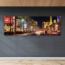 Lade das Bild in den Galerie-Viewer, Poster Nachtleben in Las Vegas Panorama
