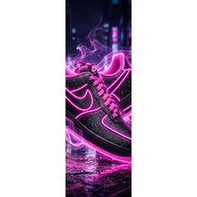 Lade das Bild in den Galerie-Viewer, Spannrahmenbild Neon Sneaker mit urbanem Flair Panorama Hoch
