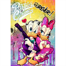 Lade das Bild in den Galerie-Viewer, Spannrahmenbild Partners in Crime Forever Hochformat

