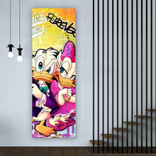 Lade das Bild in den Galerie-Viewer, Aluminiumbild gebürstet Partners in Crime Forever Panorama Hoch
