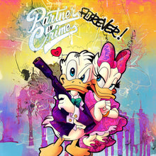 Lade das Bild in den Galerie-Viewer, Spannrahmenbild Partners in Crime Forever Quadrat
