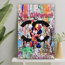 Lade das Bild in den Galerie-Viewer, Leinwandbild Pop Art Micky Portrait No. 1 Hochformat
