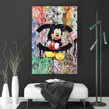 Lade das Bild in den Galerie-Viewer, Aluminiumbild Pop Art Micky Portrait No.2 Hochformat
