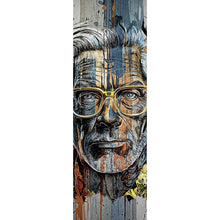 Lade das Bild in den Galerie-Viewer, Acrylglasbild Porträt Mann mit Brille Panorama Hoch
