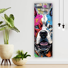 Lade das Bild in den Galerie-Viewer, Poster Portrait von drei Hunden Pop Art Panorama Hoch
