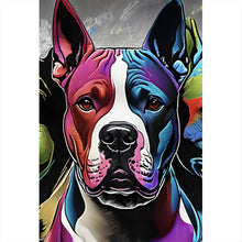Lade das Bild in den Galerie-Viewer, Poster Portrait von drei markanten Hunden Hochformat
