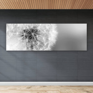 Leinwandbild Pusteblume bei Dämmerung Panorama