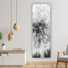 Lade das Bild in den Galerie-Viewer, Aluminiumbild Pusteblume bei Dämmerung Panorama Hoch
