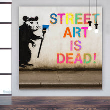 Lade das Bild in den Galerie-Viewer, Acrylglasbild Ratte mit provokanter Botschaft Quadrat
