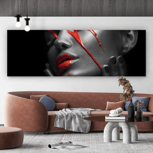 Poster Red Face Panorama