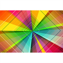 Lade das Bild in den Galerie-Viewer, Poster Regenbogen Geometrie Querformat
