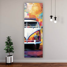 Lade das Bild in den Galerie-Viewer, Acrylglasbild Retro Bus Abstrakt Panorama Hoch
