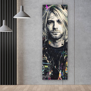 Spannrahmenbild Rockiges Musik Porträt Panorama Hoch