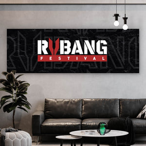 Leinwandbild RVBANG Logo No.1 Panorama