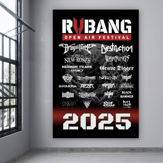 Poster RVBANG Plakat 2025 Hochformat