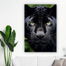 Lade das Bild in den Galerie-Viewer, Poster Schwarzer Panther im Dickicht Hochformat
