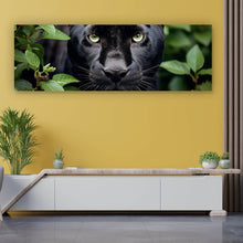 Lade das Bild in den Galerie-Viewer, Poster Schwarzer Panther im Dickicht Panorama
