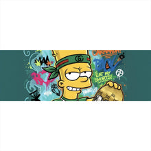 Lade das Bild in den Galerie-Viewer, Aluminiumbild Skateboarder Graffiti Panorama
