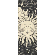 Lade das Bild in den Galerie-Viewer, Aluminiumbild Sonne und Mond vereint Boho Style Panorama Hoch
