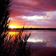 Lade das Bild in den Galerie-Viewer, Poster Sonnenuntergang am Strand Quadrat
