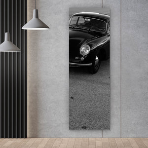 Acrylglasbild Sportwagen auf Rennstrecke Panorama Hoch