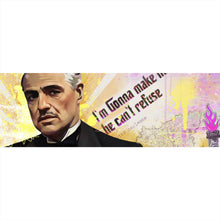 Lade das Bild in den Galerie-Viewer, Poster Stilvolle Collage der Pate Pop Art Panorama
