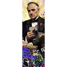 Lade das Bild in den Galerie-Viewer, Poster Stilvolle Collage der Pate Pop Art Panorama Hoch
