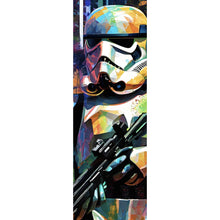 Lade das Bild in den Galerie-Viewer, Aluminiumbild gebürstet Stormtrooper Abstrakt Art Panorama Hoch
