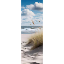Lade das Bild in den Galerie-Viewer, Leinwandbild Strandlandschaft mit sanften Dünen Panorama Hoch
