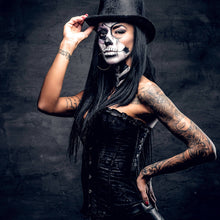 Lade das Bild in den Galerie-Viewer, Spannrahmenbild Tattoo La Catrina No.1 Quadrat
