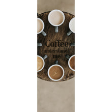 Lade das Bild in den Galerie-Viewer, Leinwandbild Verschiedene Kaffeesorten auf einem Tablett serviert Panorama Hoch
