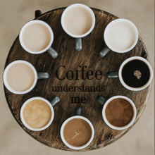 Lade das Bild in den Galerie-Viewer, Poster Verschiedene Kaffeesorten auf einem Tablett serviert Quadrat
