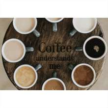 Lade das Bild in den Galerie-Viewer, Spannrahmenbild Verschiedene Kaffeesorten auf einem Tablett serviert Querformat
