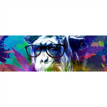 Lade das Bild in den Galerie-Viewer, Acrylglasbild Weed Monkey Modern Art Panorama
