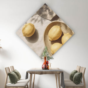 Poster Where Lemons grow life is sweet Raute