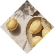Lade das Bild in den Galerie-Viewer, Aluminiumbild gebürstet Where Lemons grow life is sweet Raute
