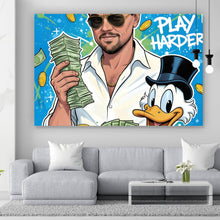Lade das Bild in den Galerie-Viewer, Poster Work Hard Play Harder Querformat
