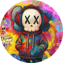 Lade das Bild in den Galerie-Viewer, Aluminiumbild You can dream it you can do it Kreis
