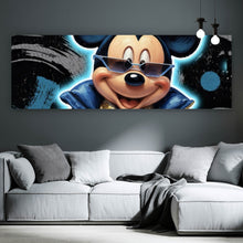 Lade das Bild in den Galerie-Viewer, Acrylglasbild Zeichentrickfigur Fashion mit Sonnenbrille und Jacke No.3 Panorama
