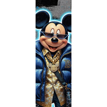 Lade das Bild in den Galerie-Viewer, Poster Zeichentrickfigur Fashion mit Sonnenbrille und Jacke No.3 Panorama Hoch
