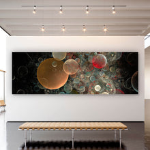 Lade das Bild in den Galerie-Viewer, Acrylglasbild Abstract Bubbles Panorama
