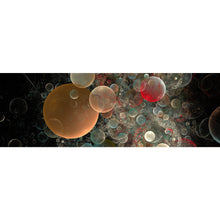 Lade das Bild in den Galerie-Viewer, Aluminiumbild Abstract Bubbles Panorama
