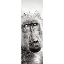 Lade das Bild in den Galerie-Viewer, Leinwandbild Affe im Regen Panorama Hoch
